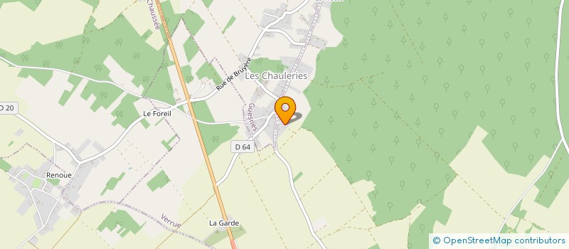 localisation de l'entreprise MADAME JESSICA BRUYERE  VERRUE