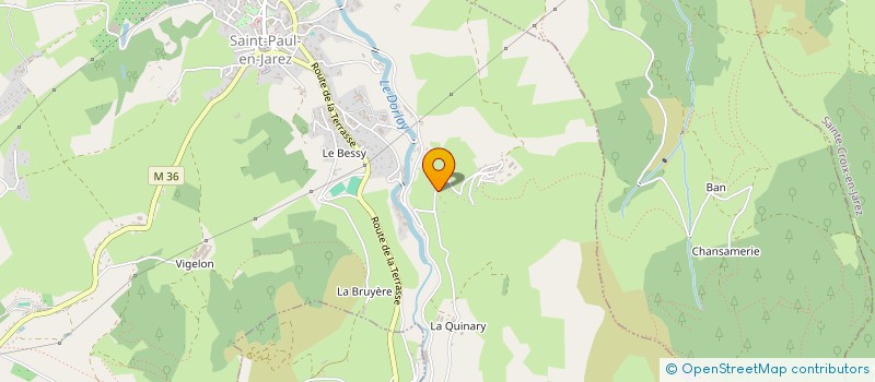 localisation de l'entreprise MADAME JESSICA BUCZEK  SAINT-PAUL-EN-JAREZ