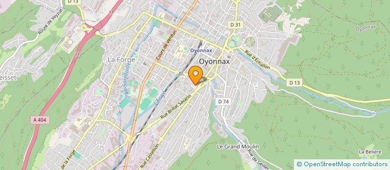 localisation de l'entreprise MADAME JESSICA BUFFARD à OYONNAX