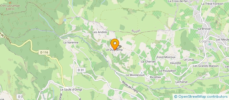 localisation de l'entreprise MADAME JESSICA BURTON  COGNY