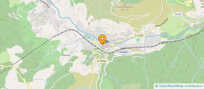 localisation de l'entreprise MADAME JESSICA CALACAGNO  SOSPEL