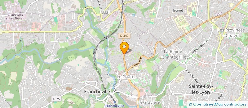 localisation de l'entreprise MADAME JESSICA CALI  FRANCHEVILLE