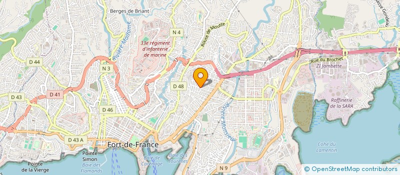 localisation de l'entreprise MADAME JESSICA CALMO  FORT-DE-FRANCE