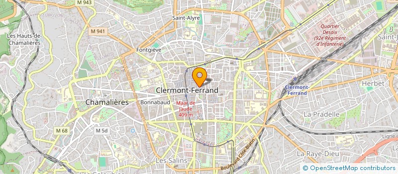 localisation de l'entreprise MADAME JESSICA CAMPARIO  CLERMONT-FERRAND