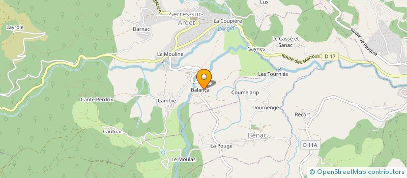 localisation de l'entreprise MADAME JESSICA CARBALLO à SERRES-SUR-ARGET
