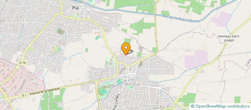 localisation de l'entreprise MADAME JESSICA CARDOSO DA COSTA  BOMPAS