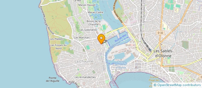 localisation de l'entreprise MADAME JESSICA CARMONA GUZMAN à LES SABLES D'OLONNE