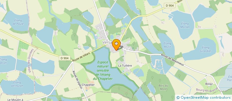 localisation de l'entreprise MADAME JESSICA CARON à VERSAILLEUX