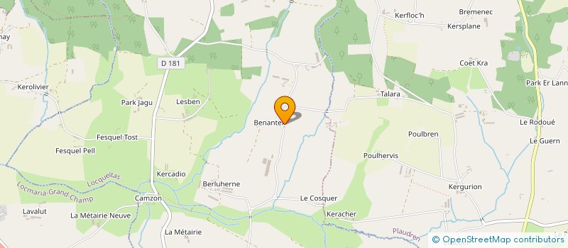 localisation de l'entreprise MADAME JESSICA CARRON à LOCQUELTAS