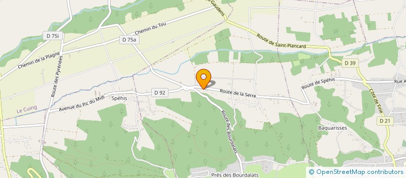 localisation de l'entreprise MADAME JESSICA CASCALES  BORDES-DE-RIVIERE