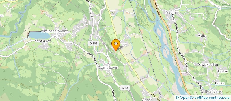 localisation de l'entreprise MADAME JESSICA CAUSSADE  LAU-BALAGNAS