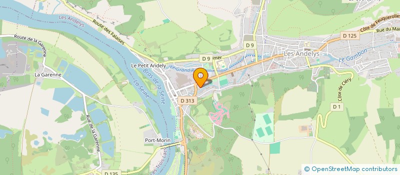 localisation de l'entreprise MADAME JESSICA CELOT  LES ANDELYS