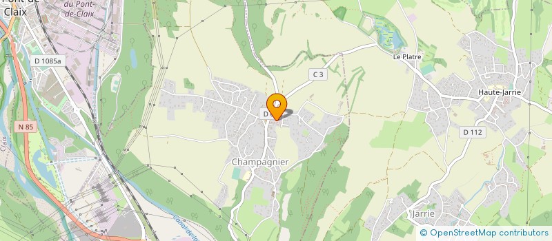 localisation de l'entreprise MADAME JESSICA CERQUEIRA  CHAMPAGNIER