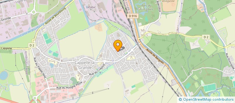 localisation de l'entreprise MADAME JESSICA CHAMEROY  CAPPELLE-LA-GRANDE