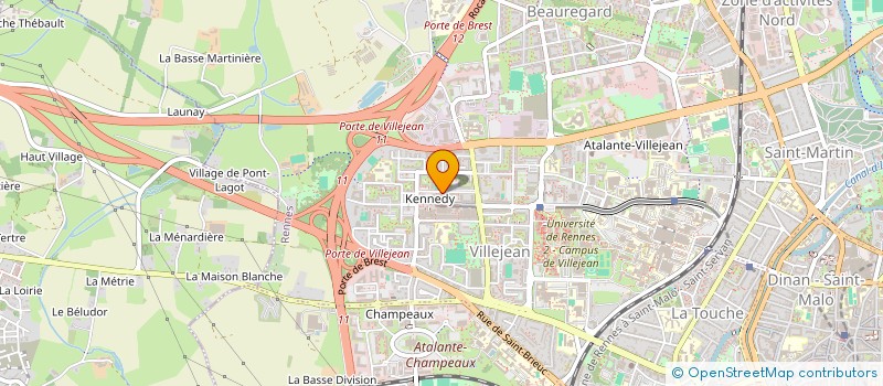 localisation de l'entreprise MADAME JESSICA CHARTIER  RENNES