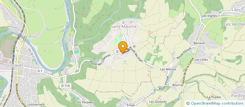 localisation de l'entreprise MADAME JESSICA CHASSEIN à SAINT-MAURICE