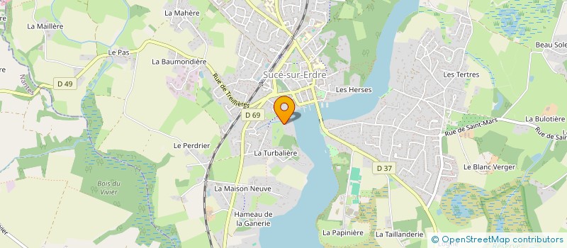 localisation de l'entreprise MADAME JESSICA CHAUSSEPIED  SUCE-SUR-ERDRE