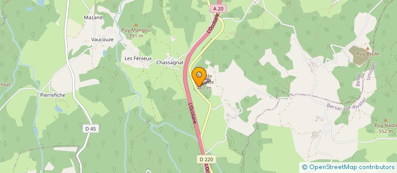 localisation de l'entreprise MADAME JESSICA CHAUSSON à SAINT-PARDOUX-LE-LAC