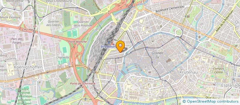 localisation de l'entreprise MADAME JESSICA CHAZALETTE à STRASBOURG