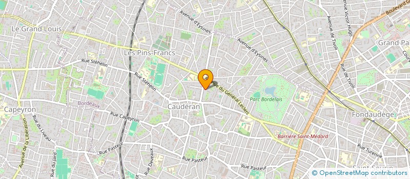 localisation de l'entreprise MADAME JESSICA CHEMINEAU  BRUGES