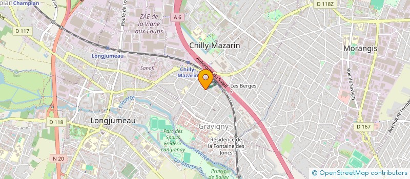 localisation de l'entreprise MADAME JESSICA CHEMIR  CHILLY-MAZARIN