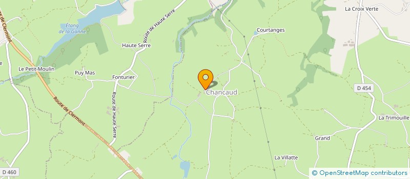 localisation de l'entreprise MADAME JESSICA CHEVRIER  LA CELLE