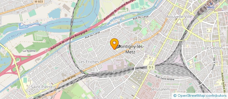 localisation de l'entreprise MADAME JESSICA CHIATTO  MONTIGNY-LES-METZ