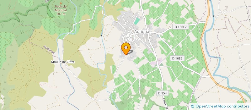 localisation de l'entreprise MADAME JESSICA COMBES  AUTIGNAC