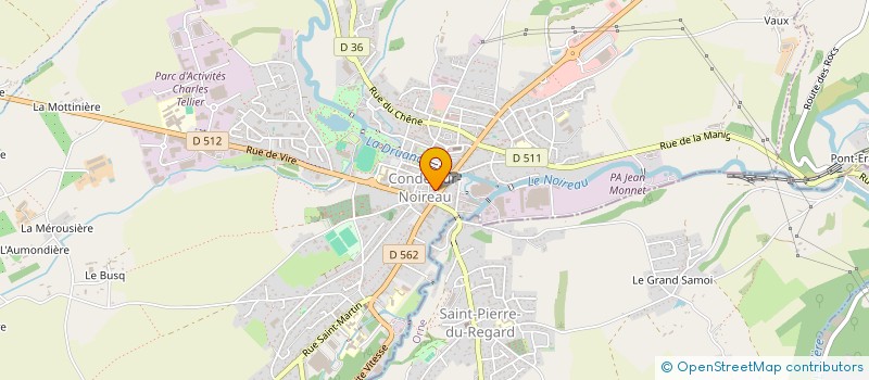 localisation de l'entreprise MADAME JESSICA COMMERCY  CONDE-EN-NORMANDIE