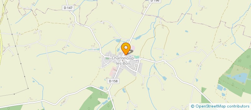 localisation de l'entreprise MADAME JESSICA COQUET  CHANTELOUP-LES-BOIS