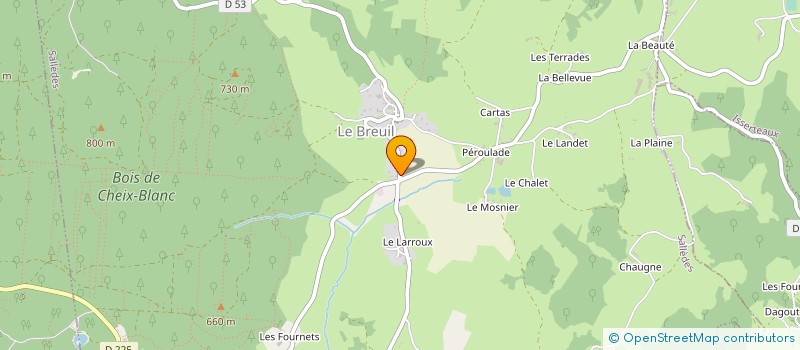 localisation de l'entreprise MADAME JESSICA CORNUBET à SALLEDES