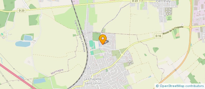 localisation de l'entreprise MADAME JESSICA COSSELLU  LA CHAPELLE-SAINT-URSIN