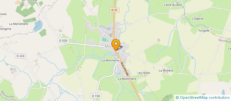 localisation de l'entreprise MADAME JESSICA COTTEREAU à MONTAUDIN