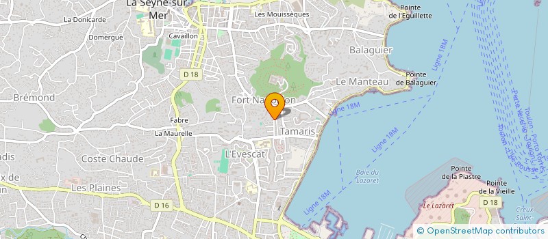 localisation de l'entreprise MADAME JESSICA COUBLE  LA SEYNE-SUR-MER