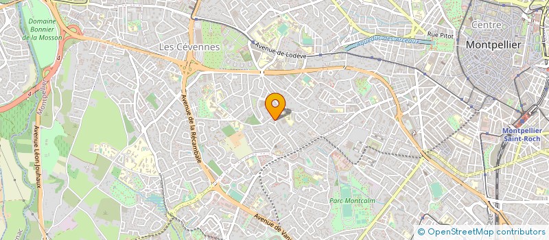 localisation de l'entreprise MADAME JESSICA COUINEAU à MONTPELLIER