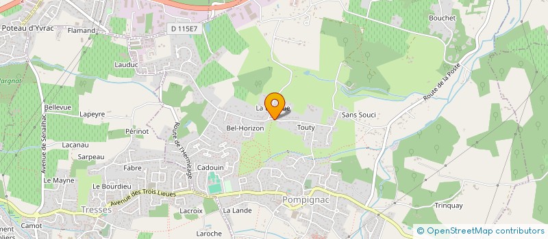 localisation de l'entreprise MADAME JESSICA COULON  POMPIGNAC