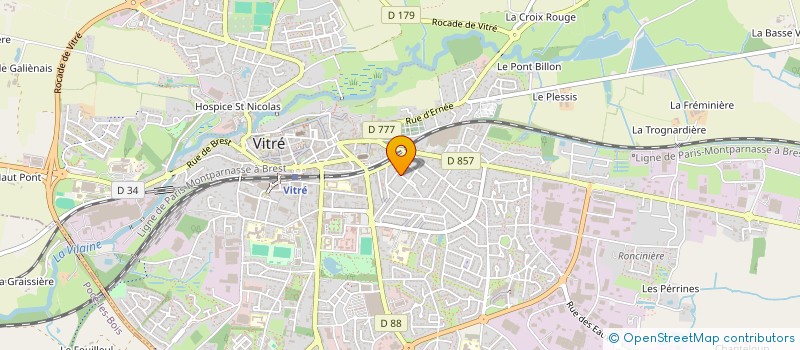 localisation de l'entreprise MADAME JESSICA COURTOIS  LA CHAPELLE-ERBREE