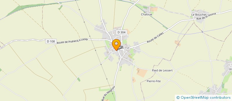 localisation de l'entreprise MADAME JESSICA CROISE  AIGONDIGNE