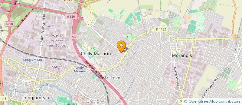 localisation de l'entreprise MADAME JESSICA CROUARD  CHILLY-MAZARIN