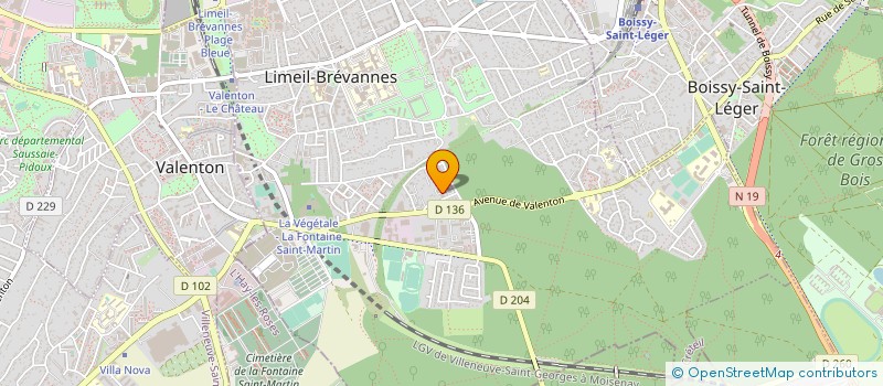 localisation de l'entreprise MADAME JESSICA CUTI  LIMEIL-BREVANNES