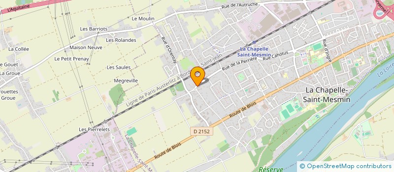 localisation de l'entreprise MADAME JESSICA DA AGUEDA  LA CHAPELLE-SAINT-MESMIN