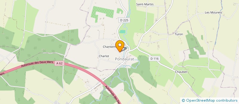 localisation de l'entreprise MADAME JESSICA DA SILVA  PONDAURAT