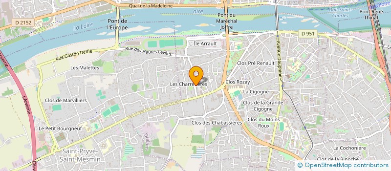 localisation de l'entreprise MADAME JESSICA DA SILVA  ORLEANS