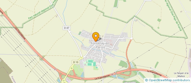 localisation de l'entreprise MADAME JESSICA DA VEIGA FURTADO  FONTENAY-EN-PARISIS