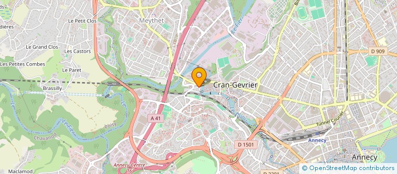 localisation de l'entreprise MADAME JESSICA DALEX à ANNECY