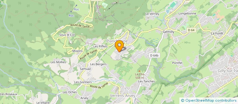 localisation de l'entreprise MADAME JESSICA DALFO ORTEGA  LES DEUX ALPES