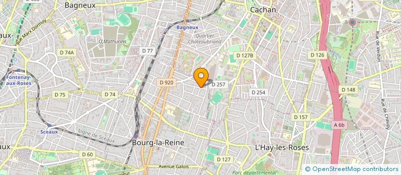 localisation de l'entreprise MADAME JESSICA DALY à BOURG-LA-REINE
