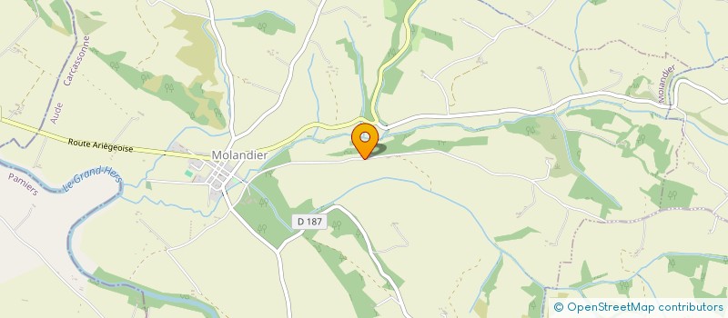 localisation de l'entreprise MADAME JESSICA DANDINE  MOLANDIER