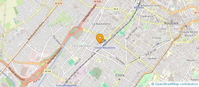 localisation de l'entreprise MADAME JESSICA DE CASTRO OLIVEIRA  CROIX