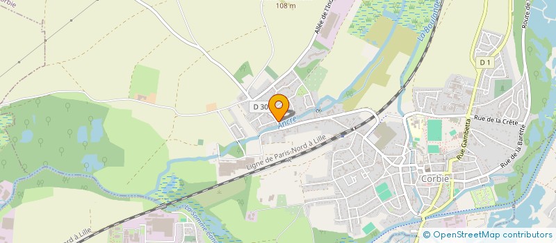 localisation de l'entreprise MADAME JESSICA DE SAINT PAUL  CORBIE